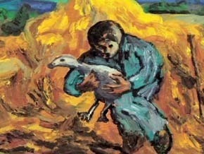 The Goose that Laid the Golden Egg — Through the Art style of Vincent Van Gogh