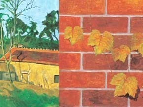 The Last Leaf — Through the Art style of Cezanne