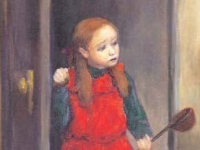 The Little Girl and the Big Bear — Through the Art style of James Whistler