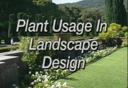 Plant Usage in Landscape Design
