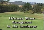 EFFICIENT WATER MANAGEMENT IN THE LANDSCAPE